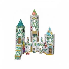 Игрушка-раскраска из картона Замок русалки