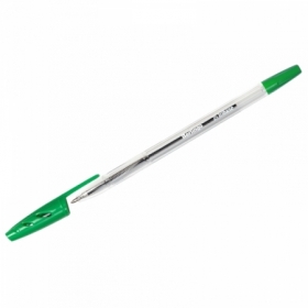 Ручка шариковая Berlingo "Tribase" 1 мм зеленая