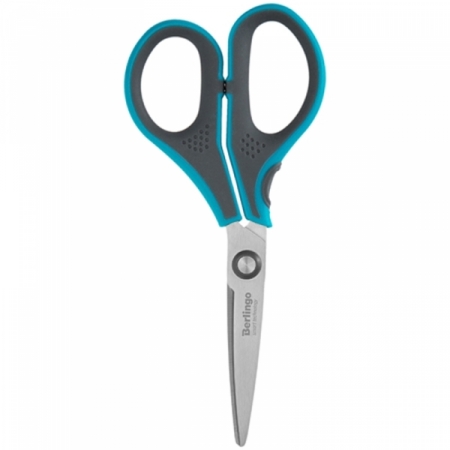Ножницы Berlingo "Smart tech", 15 см, синие