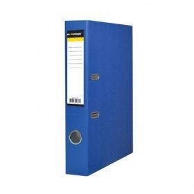 Папка-регистратор inФОРМАТ А4 картонная с PVC, синяя, 55 мм собранная