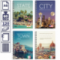 Записная книжка "Путешествия. Beautiful Places" формата А6 на гребне, 120 листов