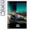 Записная книжка "Авто. Street racing" формата А6 на гребне, 80 листов