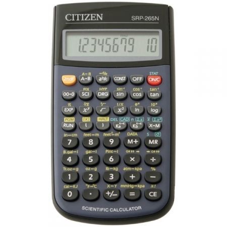 Калькулятор научный Citizen SRP-265N 8+2 разряда, 129 функций