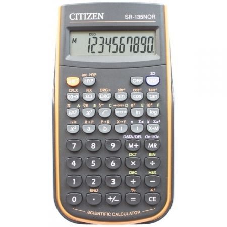 Калькулятор научный Citizen SR-135NOR 10-разрядный, 128 функций