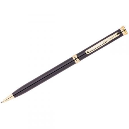 Ручка шариковая "Golden Luxe", корпус черный, в пластиковом футляре