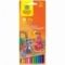 Набор цветных карандашей "Енот в Испании" 12 цветов, трехгранные заточенные