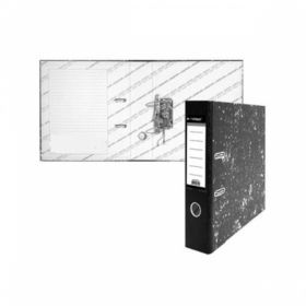 Папка-регистратор inФОРМАТ А4 картонная, мрамор, 75мм собранный