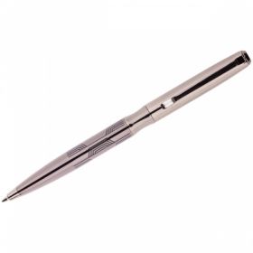 Ручка шариковая Delucci синяя 1 мм, корпус темно-серый