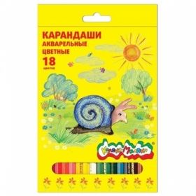 Набор акварельных карандашей Каляка-Маляка, 18 цветов