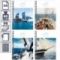 Записная книжка "Корабли. Yacht club" формата А6 на гребне, 96 листов