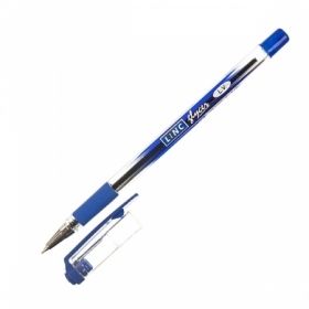 Ручка шариковая синяя Linc Glycer 0,29 мм с резиновым держателем