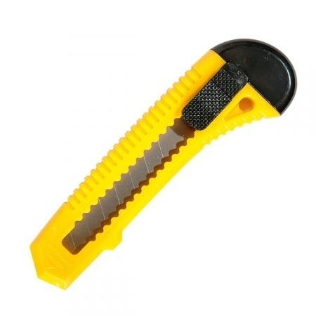 Нож канцелярский inФОРМАТ 18 мм желтый