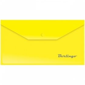 Папка-конверт на кнопке Berlingo C6, 180 мкм, в ассортименте