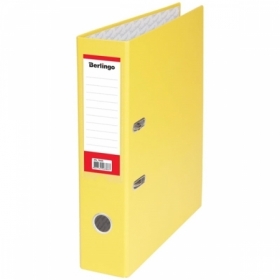 Папка-регистратор Berlingo "Standard", 70 мм, бумвинил, желтая