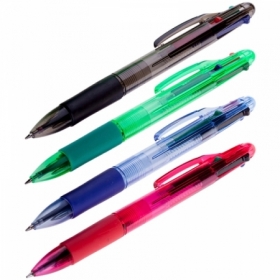 Ручка шариковая автоматическая OfficeSpace 4 цвета 0,7 мм