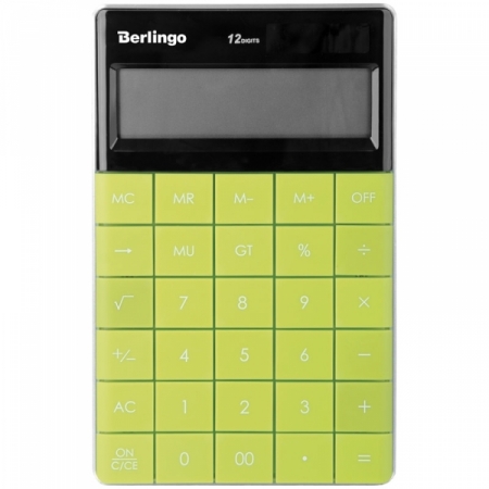 Калькулятор настольный Berlingo "Power TX", 12 разрядов, в ассортименте