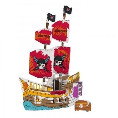 игрушка-раскраска корабль корсар
